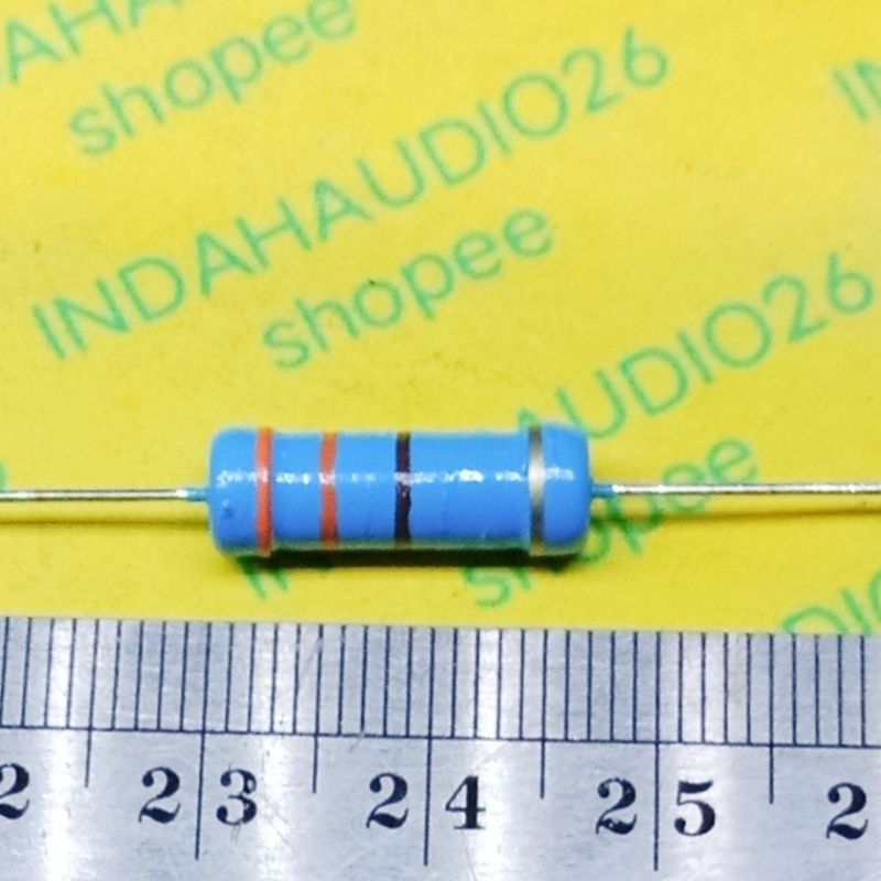 BLUE 330R 3W 5% ตัวต้านทาน 330 r 3 วัตต์ 330 โอห์ม 3 วัตต์ 5 เปอร์เซ็นต์ 330r 3w