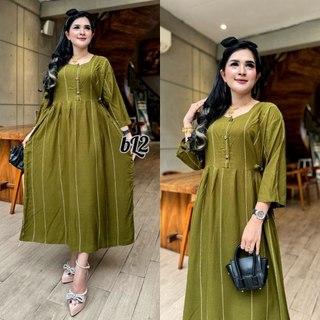 Daster Bumil Bahan Rayon Adem Daster Lengan 3/4 Motif Rantai