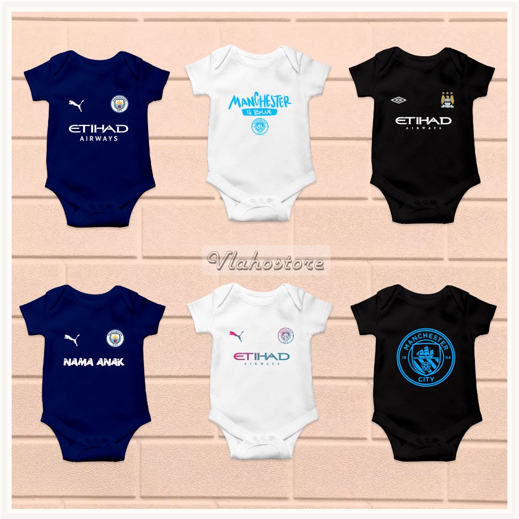 เสื้อผ้าเด็ก BABY JUMPER ROMPER BALL MAN CITY