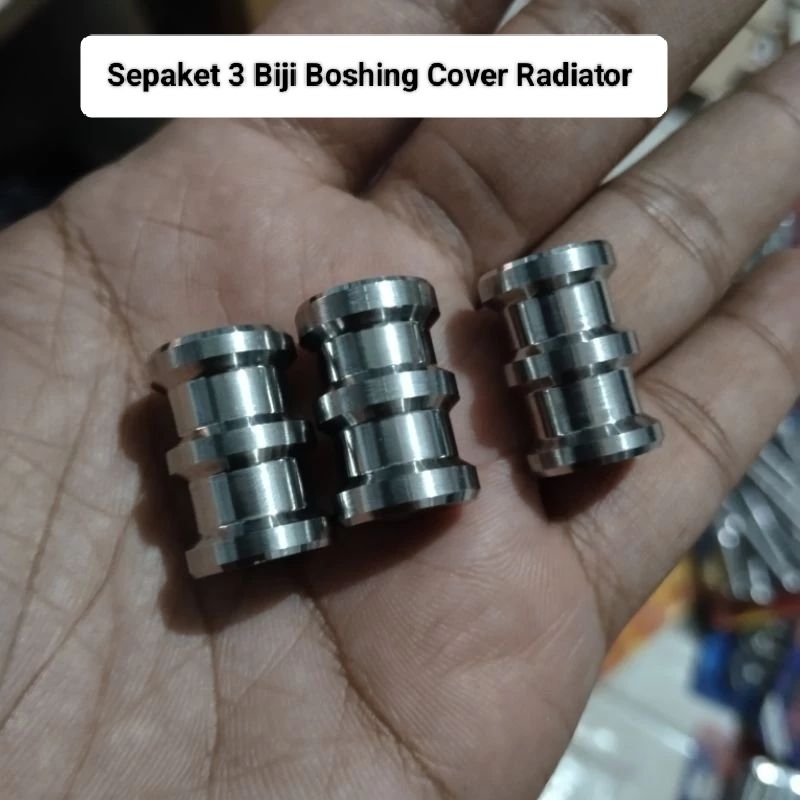 ฝาครอบ BOSHING RADIATOR CNC ALMU KILAP CONTENTS 3 ชิ้น (แพ็ค)