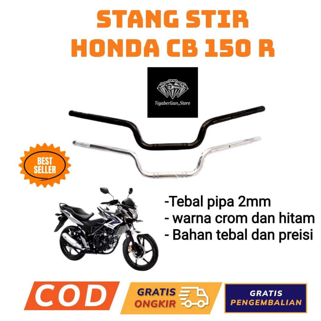 แฮนด์มอเตอร์ไซค์ Honda CB 150 R CBR Chrome / CB 150 R Old CBR 150 แฮนด์ LED เก่า
