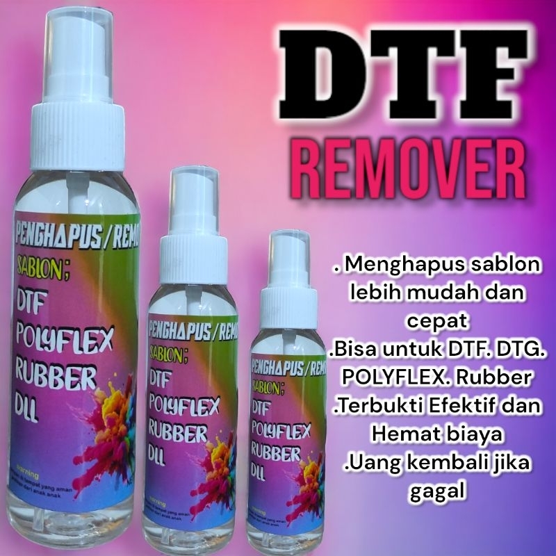 DTF Screen Printing Remover Fast and Clean 100ml