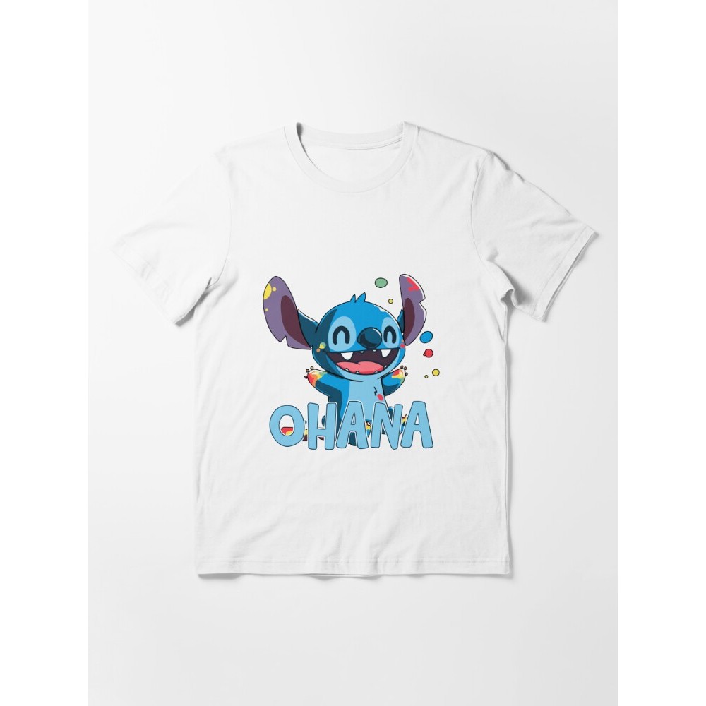 STICH OHANA เสื้อยืดการ์ตูน เสื้อยืดเด็ก