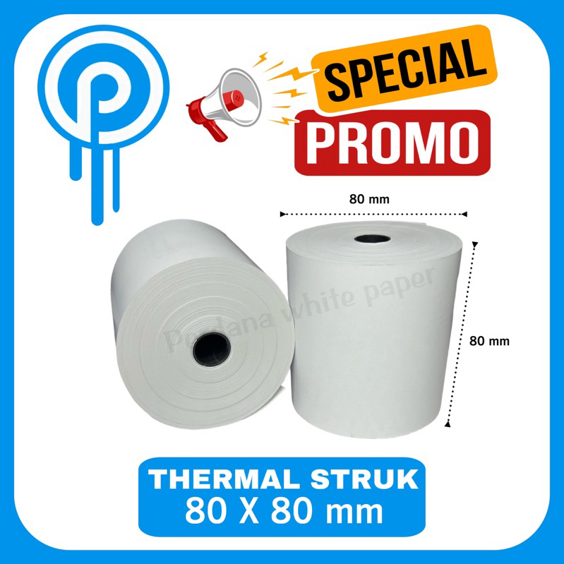 THERMAL PAPER CASH RECIPT กระดาษม้วน 80MM 80X80 THERMALT PRINTER 80X40 80X50 80X80 THERMALT PRINTER 