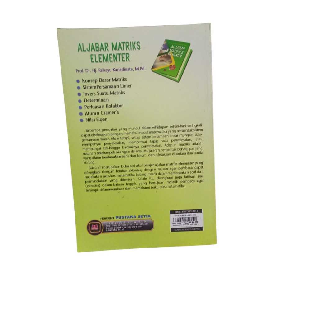 ALJABAR MATIKS ELEMENTER - PUSTAKA SETIA