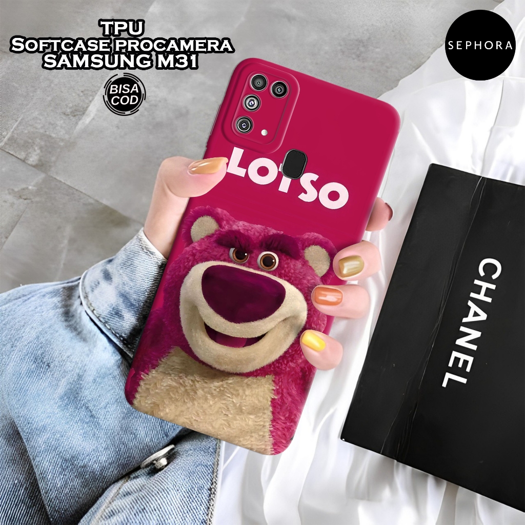 HP เคส Samsung M31 ใหม่ล่าสุด - เคสแฟชั่นLotso - Samsung M31 Softcase - เคส Pro - เคส Samsung M31 ล่