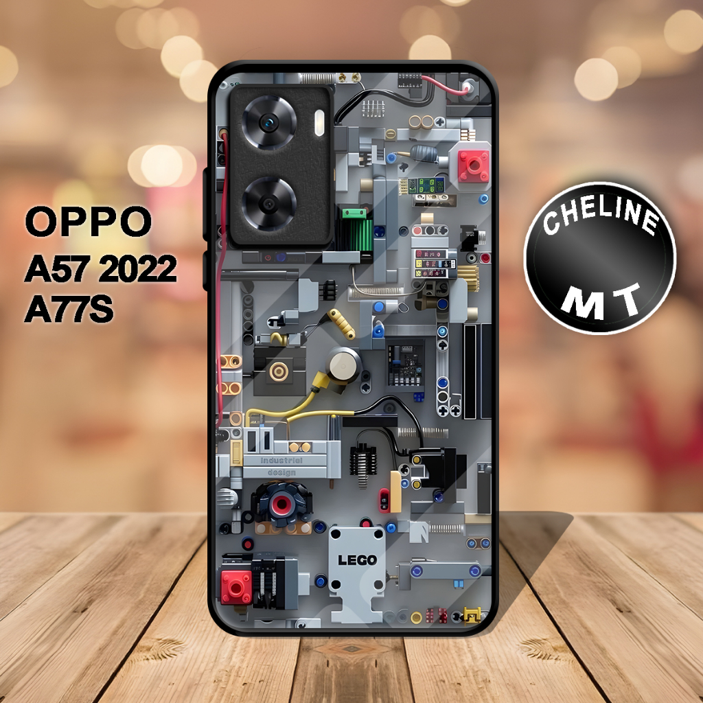 HP (LP 2) กลิตเตอร์เคลือบเงา softcase สําหรับ Oppo A57 2022/A77S A77 l อะนิเมะ motif ปลอก l บทคัดย่อ