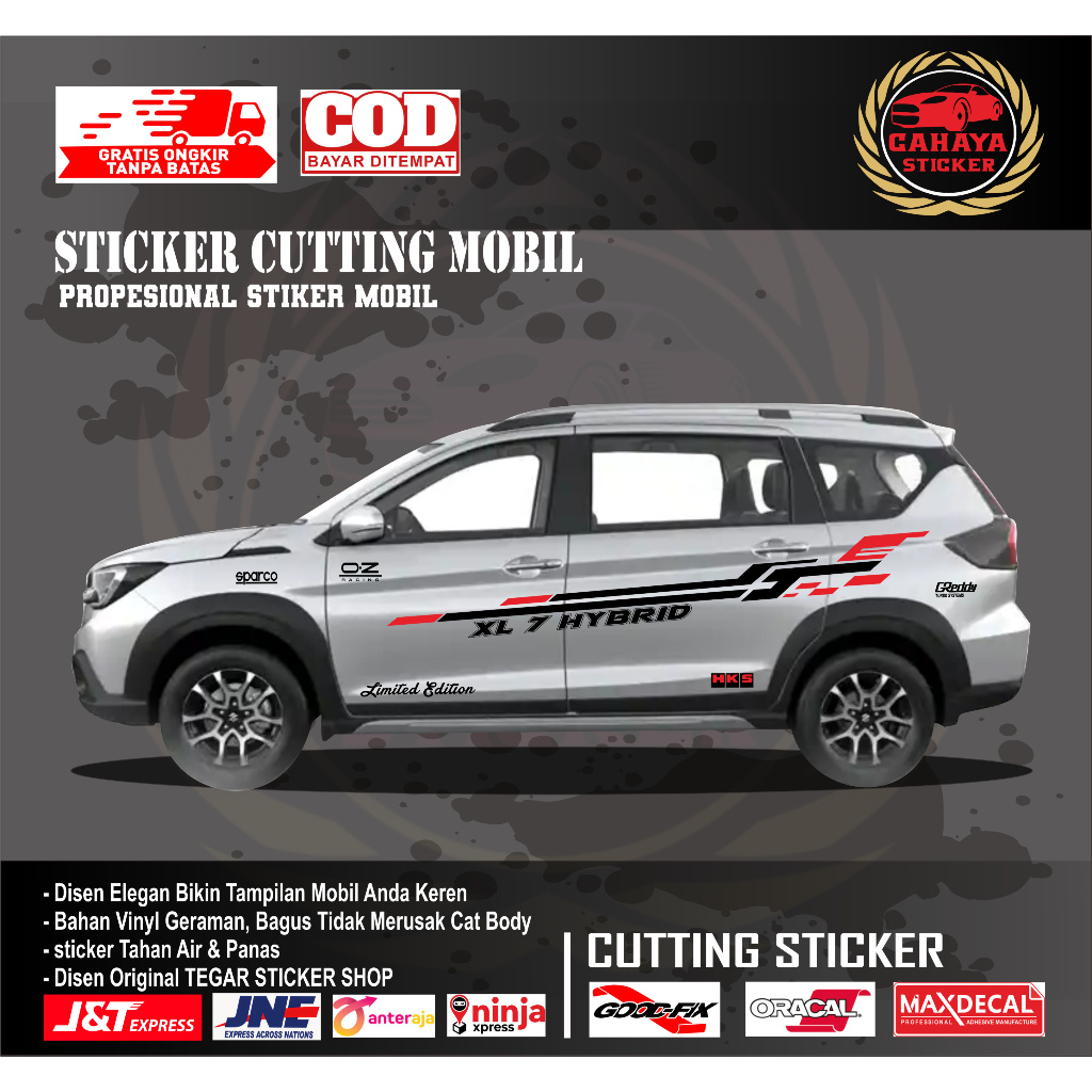 สติ๊กเกอร์ติดรถไฮบริด XL7 สติ๊กเกอร์ติดรถ suzuki XL7 hybrid สติ๊กเกอร์ติดรถเท่ๆ วาริชั่นรถยนต์
