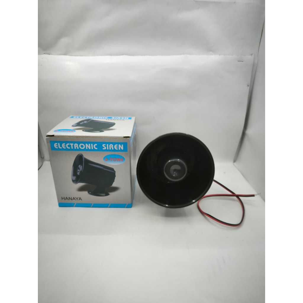 HANAYA 6 TONE SIREN 12V 20W / HANAYA 6 SOUND HORN SIREN 12V 20W / ORIGINAL HANAYA