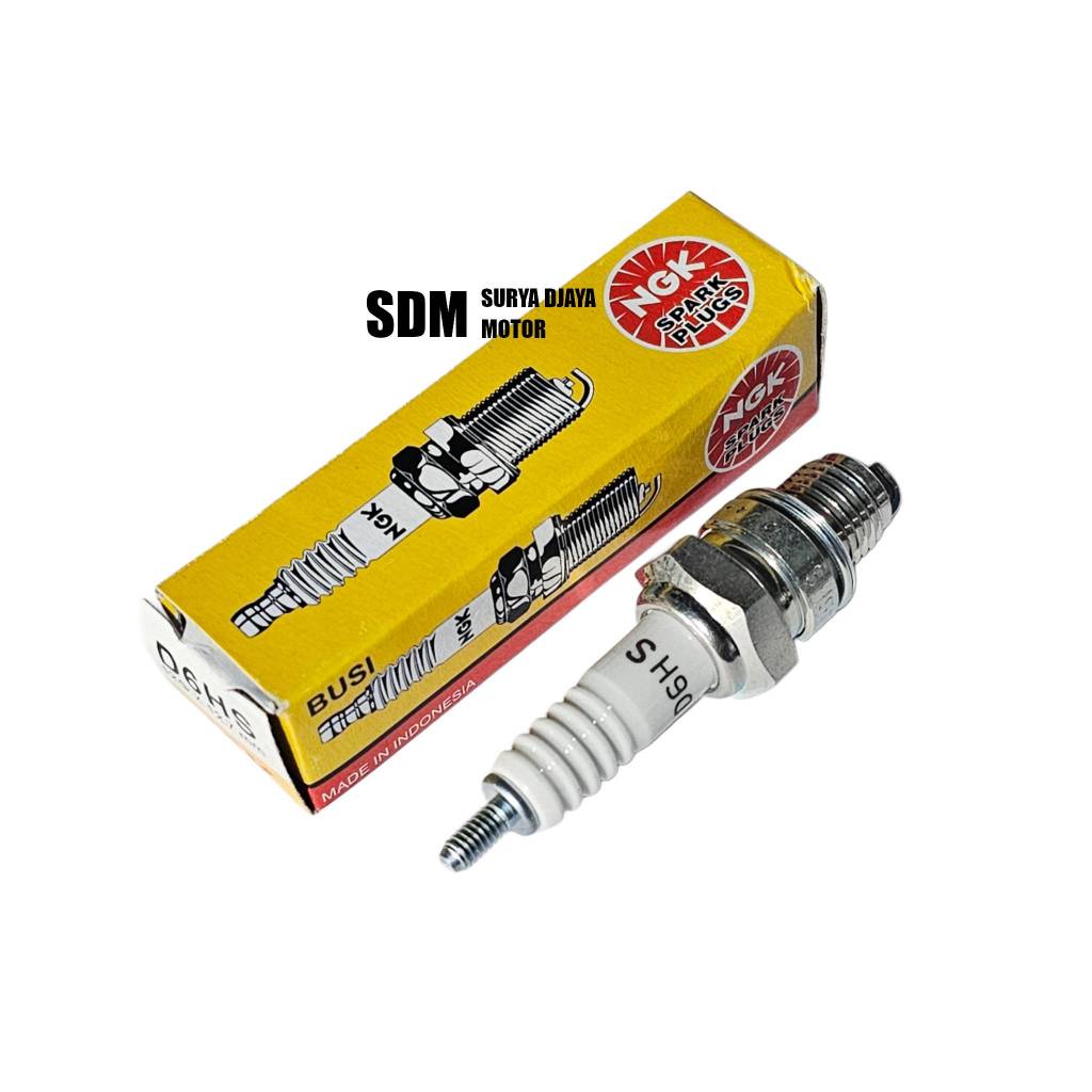 หัวเทียน NGK D6HS สําหรับ Honda C90 S90Z C70 สําหรับรถจักรยานยนต์ใต้กระดูกเกลียวขนาดใหญ่ - D6HS NGK