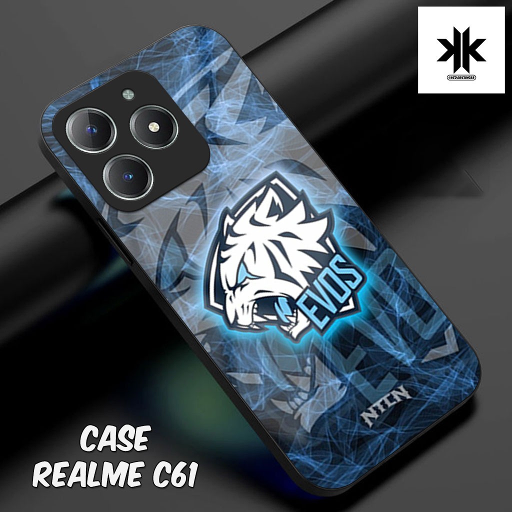 เคส HP KK07 Realme C61 - เคสโทรศัพท์ Realme C61 - Glass Softcase - Glossy Hardcase - เคสโทรศัพท์ - P