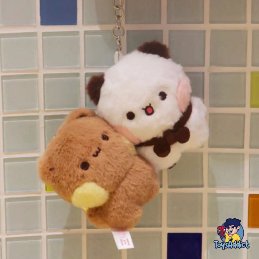 Bubu Dudu Teddy Keychain / Bubu Dudu Couples SET OF 2 Bag Charm