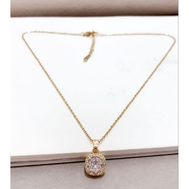 คุณภาพระดับพรีเมียม สร้อยคอไทเทเนียมแท้ป้องกันสนิมป้องกันภูมิแพ้สแตนเลสเดิม GTT030