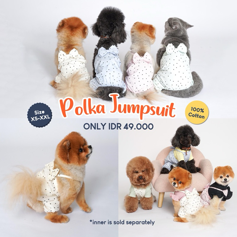 Pawlovin - ชุดนอนสุนัข & เสื้อผ้าแมว Harper Jumpsuit