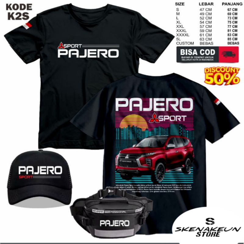 PAJERO SPORT T-SHIRT PAJERO ALL NEW PAJERO T-SHIRT