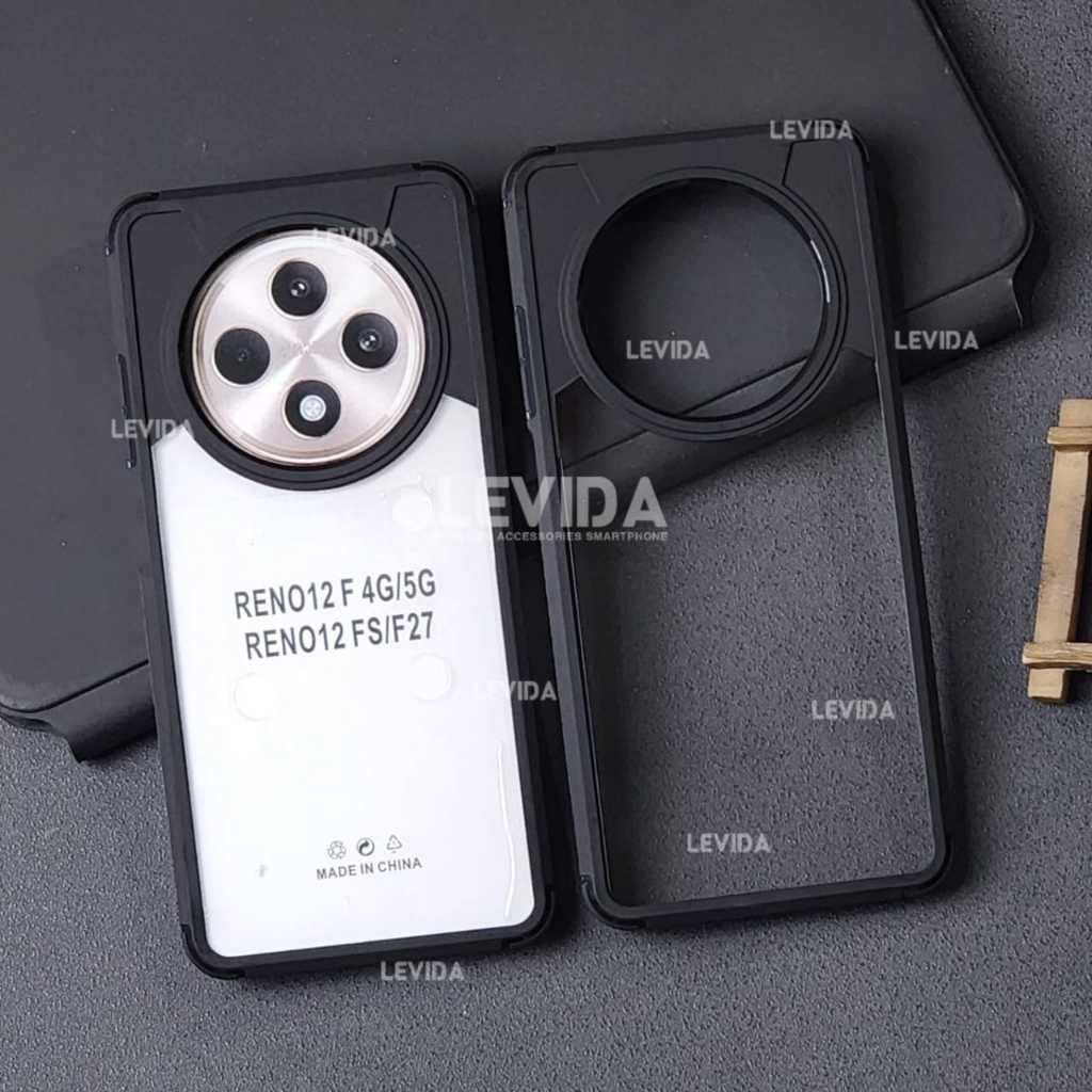Oppo Reno 12F 5G Oppo Reno 12 5G Oppo Reno 12 Pro 5Gกรณีคริสตัลใส/กรณีไฮบริดกันกระแทกClear Oppo Reno