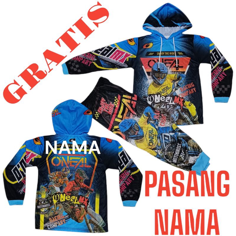 RACING MOTORCYCLE CLOTHING SET/KIDS CROS HODIE ชุดเสื้อผ้ามอเตอร์ไซค์