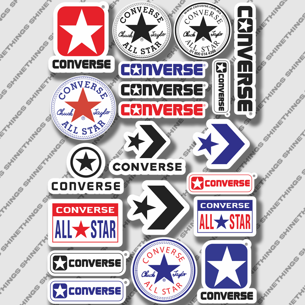 สติ๊กเกอร์ Converse aesthetic case hp Helmet tumblr || สติ๊กเกอร์แบรนด์ Hypebeast converse