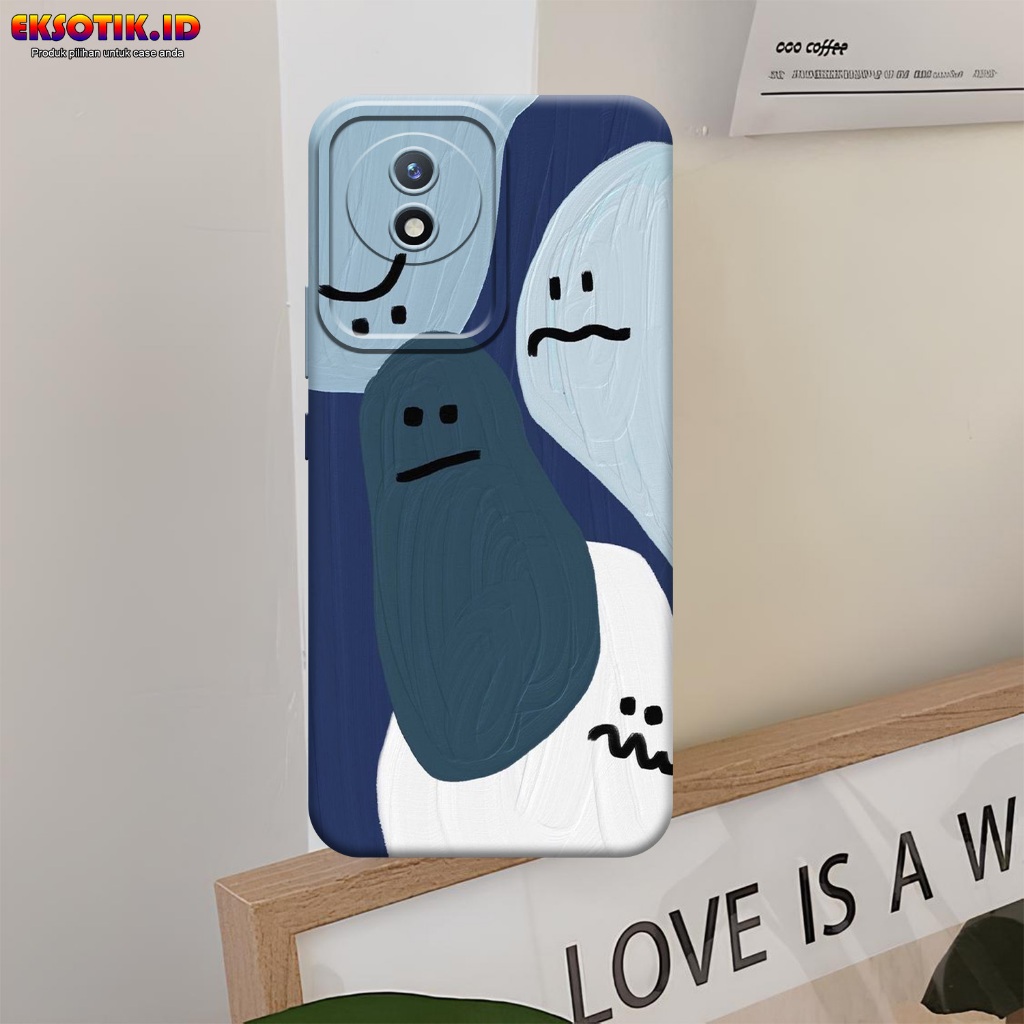 เคส Vivo Y02 - เคส Vivo Y02 - เคสแฟชั่น - Vivo Y02 Silicone - Cool and Cute Motips - Vivo Y02 Softca