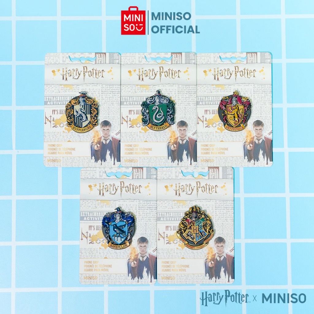 Miniso x Harry potter ที่วางโทรศัพท์โลหะคอลเลกชันพิเศษ Harry potter ด้ามจับโทรศัพท์มือถือน่ารัก