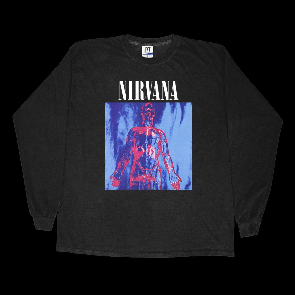 Nirvana Sliver - เสื้อยืดวงแขนยาว - Bootleg สไตล์วินเทจ