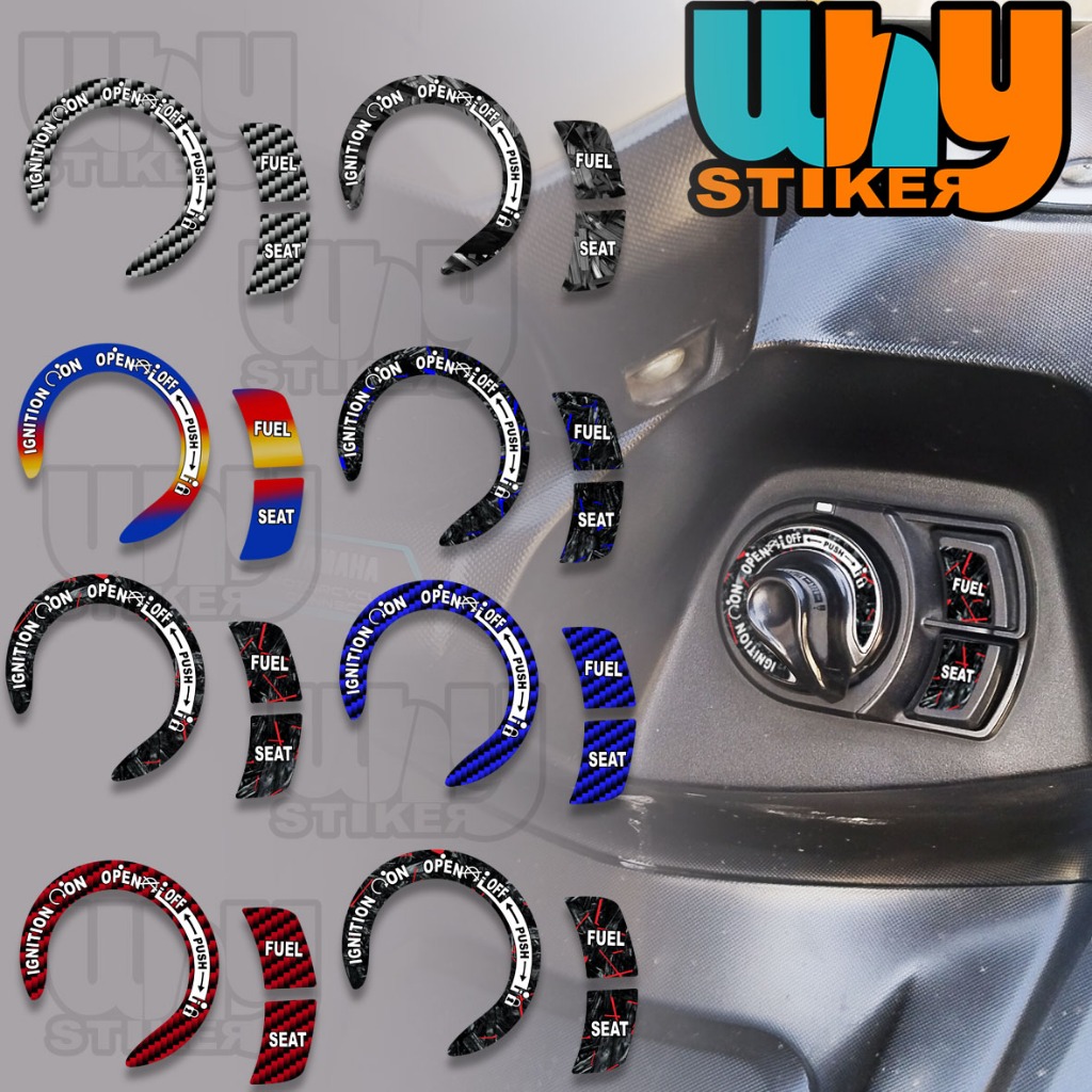 สัญลักษณ์กุญแจไร้กุญแจใหม่ Aerox YAMAHA AEROX CONTACT EMBLEM