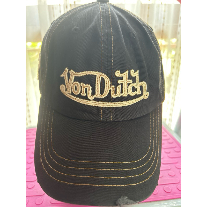 หมวกมือ Ripped Von Dutch สีกรมท่า