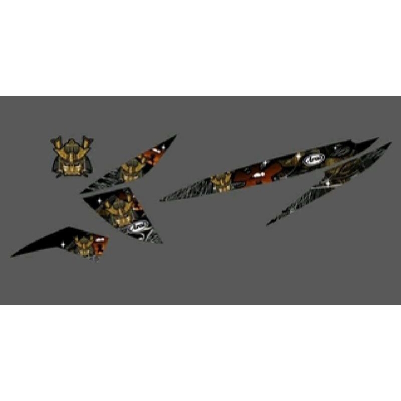 สติ๊กเกอร์แถบฉีกขาด VARIO CARBON 110 ใหม่ล่าสุด ARAI MOTIF