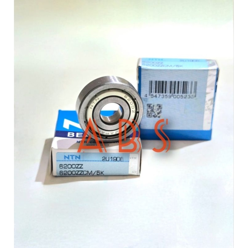BEARING 6200 ZZ NTN IRON CAP 10x30x9MM