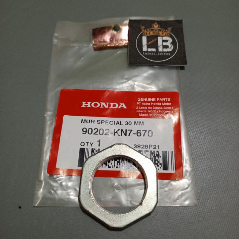 อ่อนนุชพิเศษพิเศษพิเศษพิเศษ 30MM 90202-KN7-670 Double Home Double ORIGINAL HONDA AM HGP