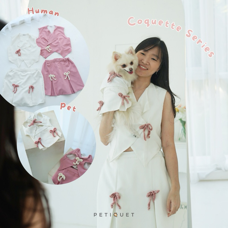 KnitTwin Collection - Coquette Series | เสื้อผ้าสัตว์เลี้ยงที่ได้รับรางวัลสําหรับสุนัขและแมว