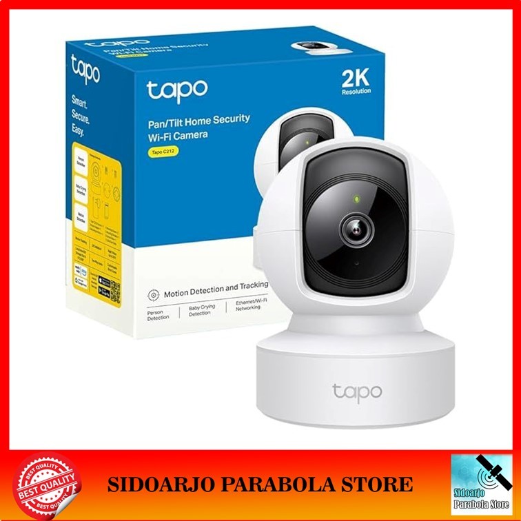 Ipcam Ip กล้อง TP-Link Tapo C212 3MP Motion Detection ความละเอียด Wifi Security Pan Tilt Zone 360 กา