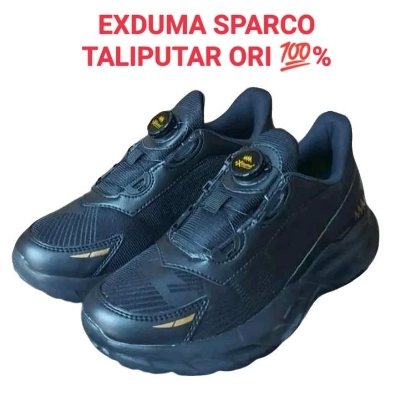 รองเท้า EXDUMA SPARCO TALIPUTAR/รุ่นล่าสุด EXDUMA SUPER รองเท้าสีดํา