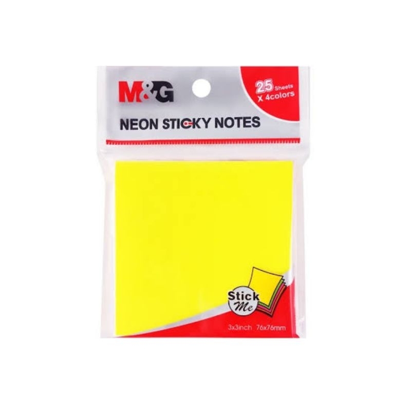 Sticky NOTES YS-184 76mmx102mm M&G / Sticky MEMO M&G 3x4 นิ้ว / NEON Sticky NOTE