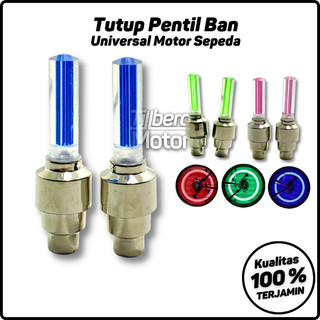 Tutup Pentil Ban Lampu Stick Nyala Motor Sepeda Mobil Universal