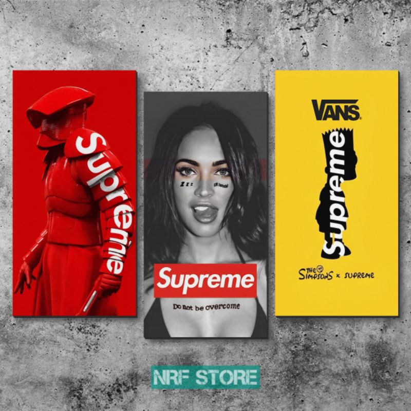 โปสเตอร์ติดผนังตกแต่งห้องผู้ชาย supreme Street wear - Display
