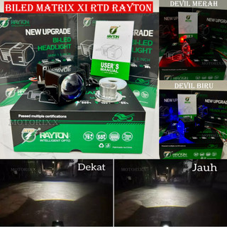 ORIGINAL MATRIX X1 1,5 INCH BLUELENS RTD RAYTON 40 WATT HIGH 50 WATT SUPERFAN SYSTEM PLUS DEVIL EYES BILED MATRIX X1 RTD RAYTON
