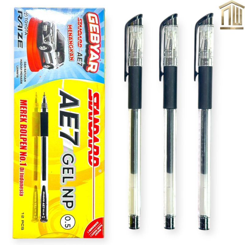 ปากกาลูกลื่น AE 7 Gel NP (12 ชิ้น)