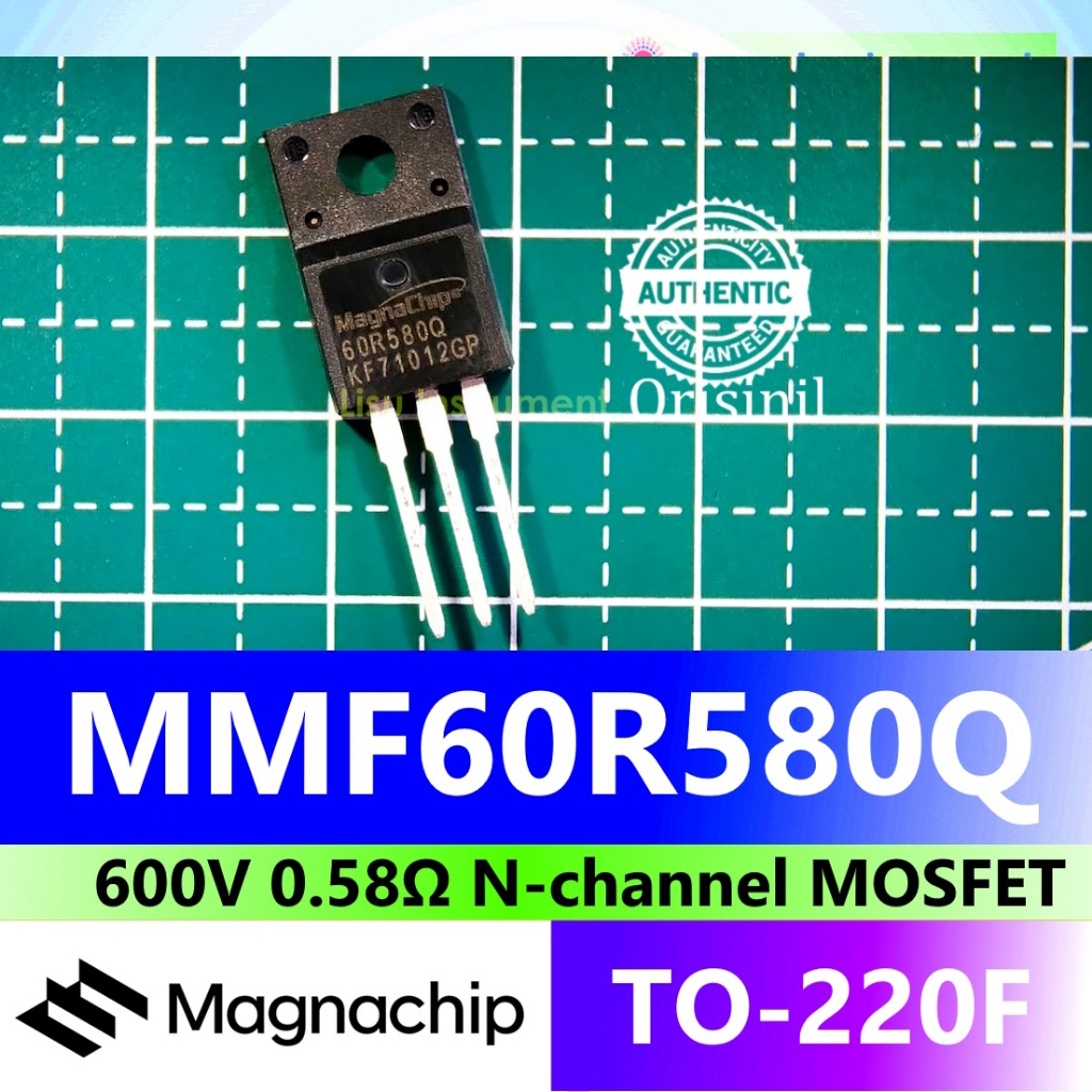 MMF60R580Q 60R580Q 600V 0.58Ω N-channel MOSFET 60R580Q TO-220F MagnaChip เดิม