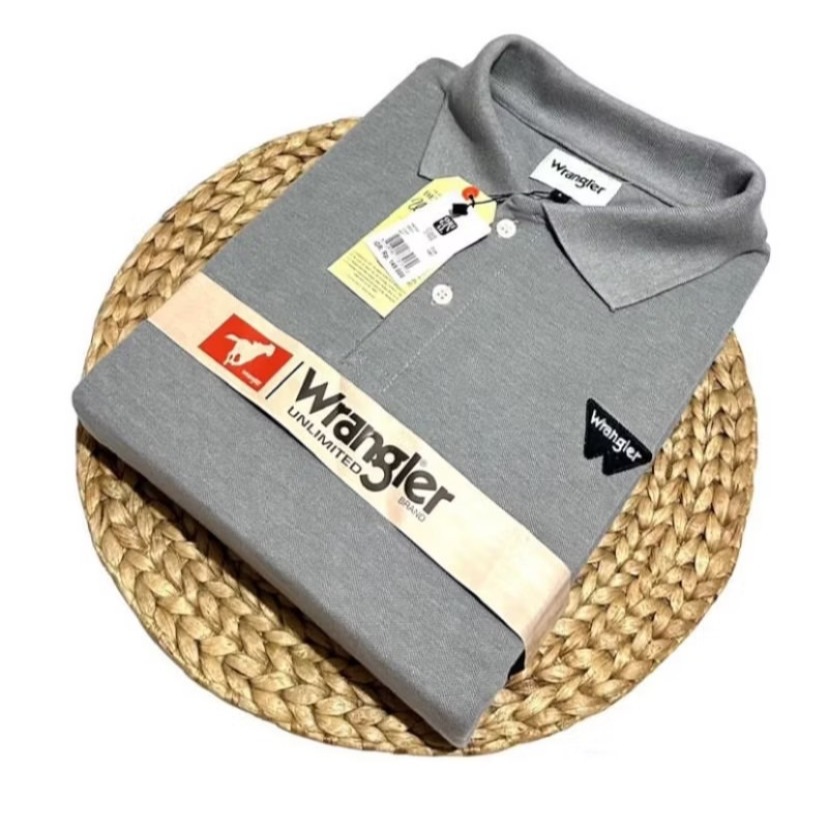 ใหม่ล่าสุด WRANGLER ADULT MENS COLLAR T-SHIRTS ML XL XXL LATEST ORIGINAL PREMIUM POLO SHIRT 2024