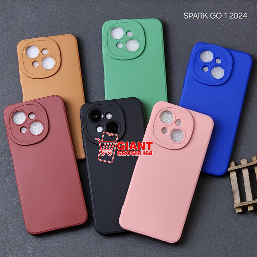 Softcase Tecno Spark GO 1 2024 เคส Macaron Pro เคสกล้อง Tecno Spark GO 1 2024