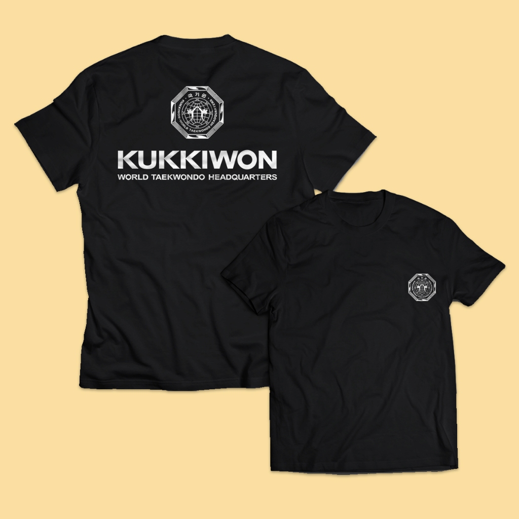 Kukkiwon TAEKWONDO LOGO เสื้อยืดผู้ชายผู้ใหญ่ Unisex Tops PakeKaos