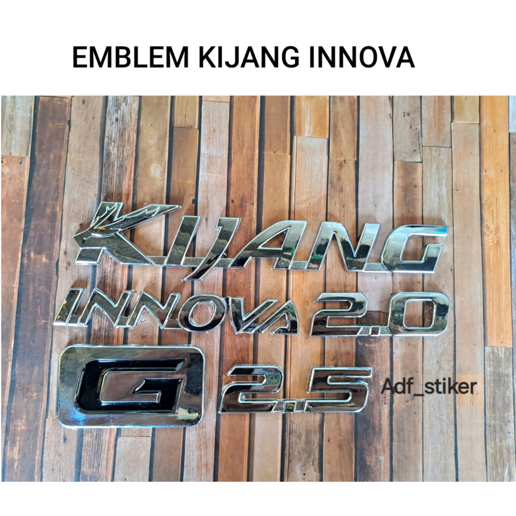 ตราสัญลักษณ์โลโก้ kijang innova 2.0 G / ตราสัญลักษณ์หลัง kijan innova 2.5 G / โลโก้ G innova ดีเซล 2.5 ตราสัญลักษณ์ / kijang innova