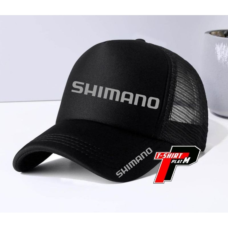 SHIMANO หมวกเบสบอล ชิมาโน่ สีดํา สีแดง