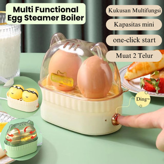 BOILER Steamer Telur Kukus Boiler Mini Electric Egg Cooker Alat Rebus Telur Listrik Otomatis