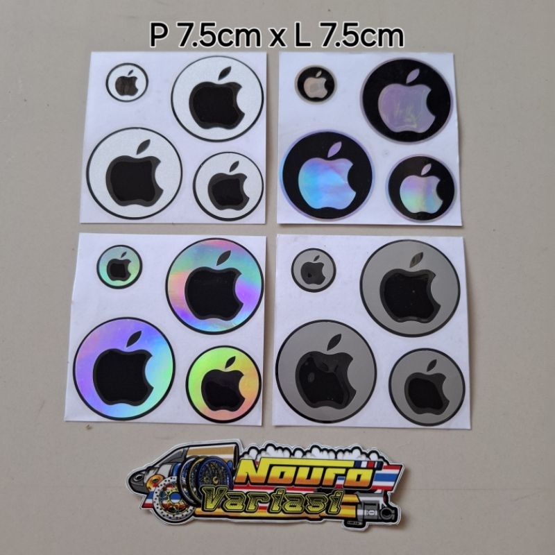สติ๊กเกอร์ตัดไอโฟน Apple คุณภาพ 4 ดวง