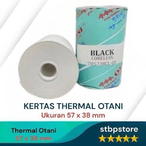 Otani กระดาษแคชเชียร์ความร้อน 57x38 57x40 ม้วนกระดาษความร้อน 57 x 38 57 x 40 58 มม. RPP02N