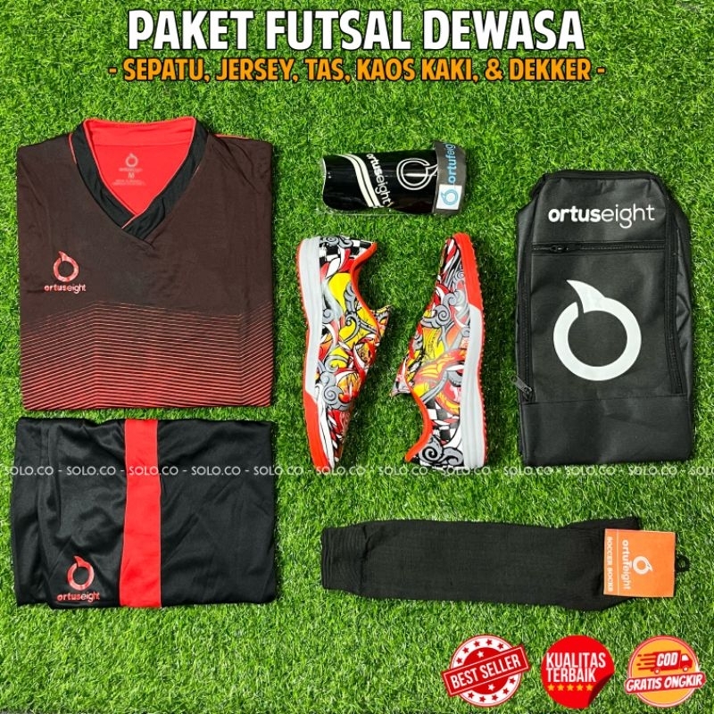 Ortus Catalyst Bima Jogosala Futsal Shoes Complete Package รองเท้าฟุตซอล Ortuseight ล่าสุด