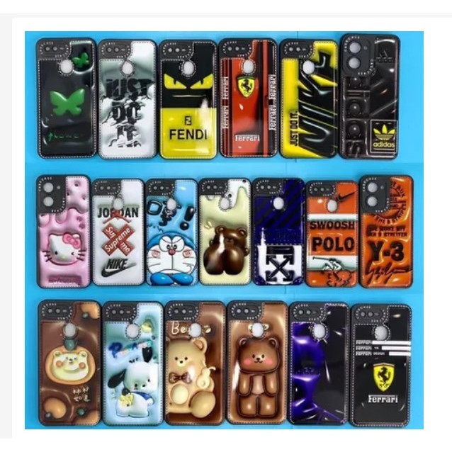 [ Realme 10/Real c11/c30/c31/c33/c35 ] เคส softcase Pattern big eye เคส 3D Realme