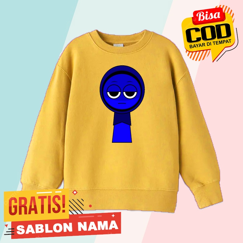 เสื้อแจ็คเก็ตสเวตเตอร์ CHILDRENS พร้อม SPRUNKI FUNBOT JEVIN CHARACTER MOTIF